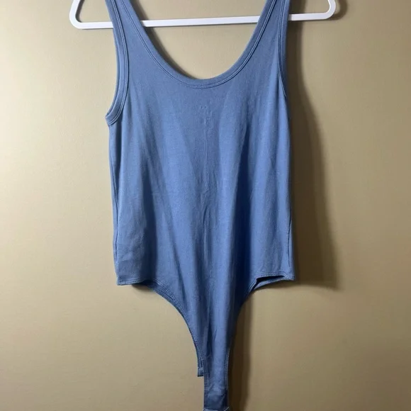 a new day Women's Scoop Neck Bodysuit Bundle Coral and Blue Size Large - Picture 10 of 11